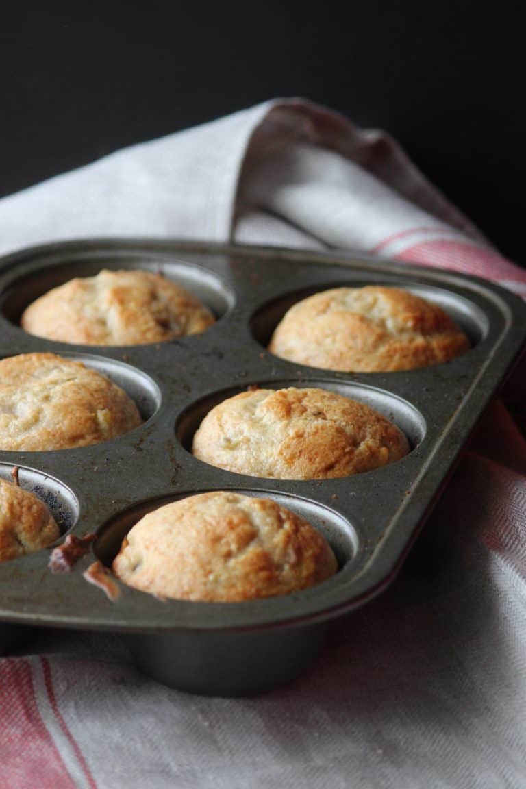 Easy 3ingredient Banana Bread Muffins My Spoonful Of Love